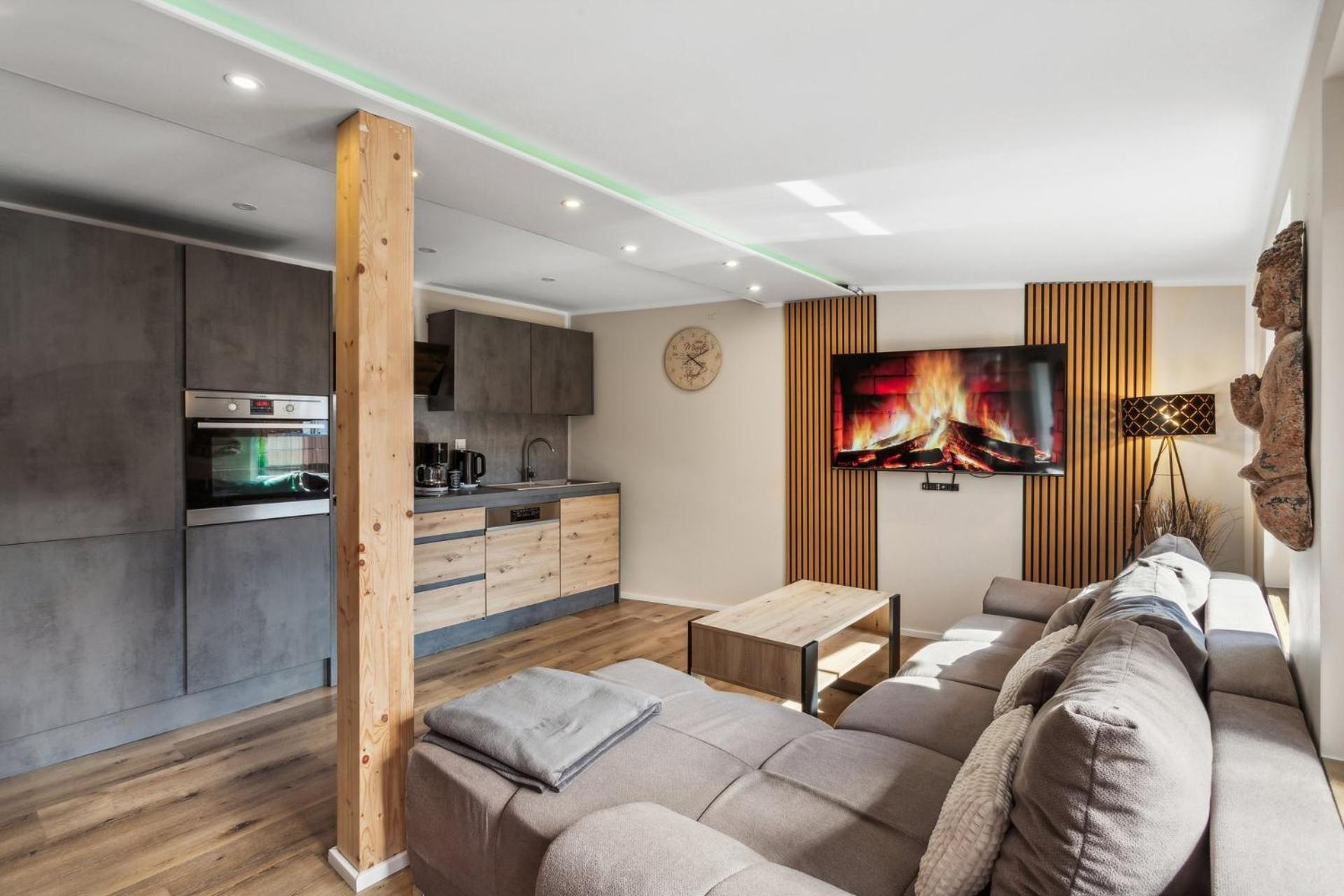 Apartment Harzlounge Center Thale - Grill & Garden Exterior foto